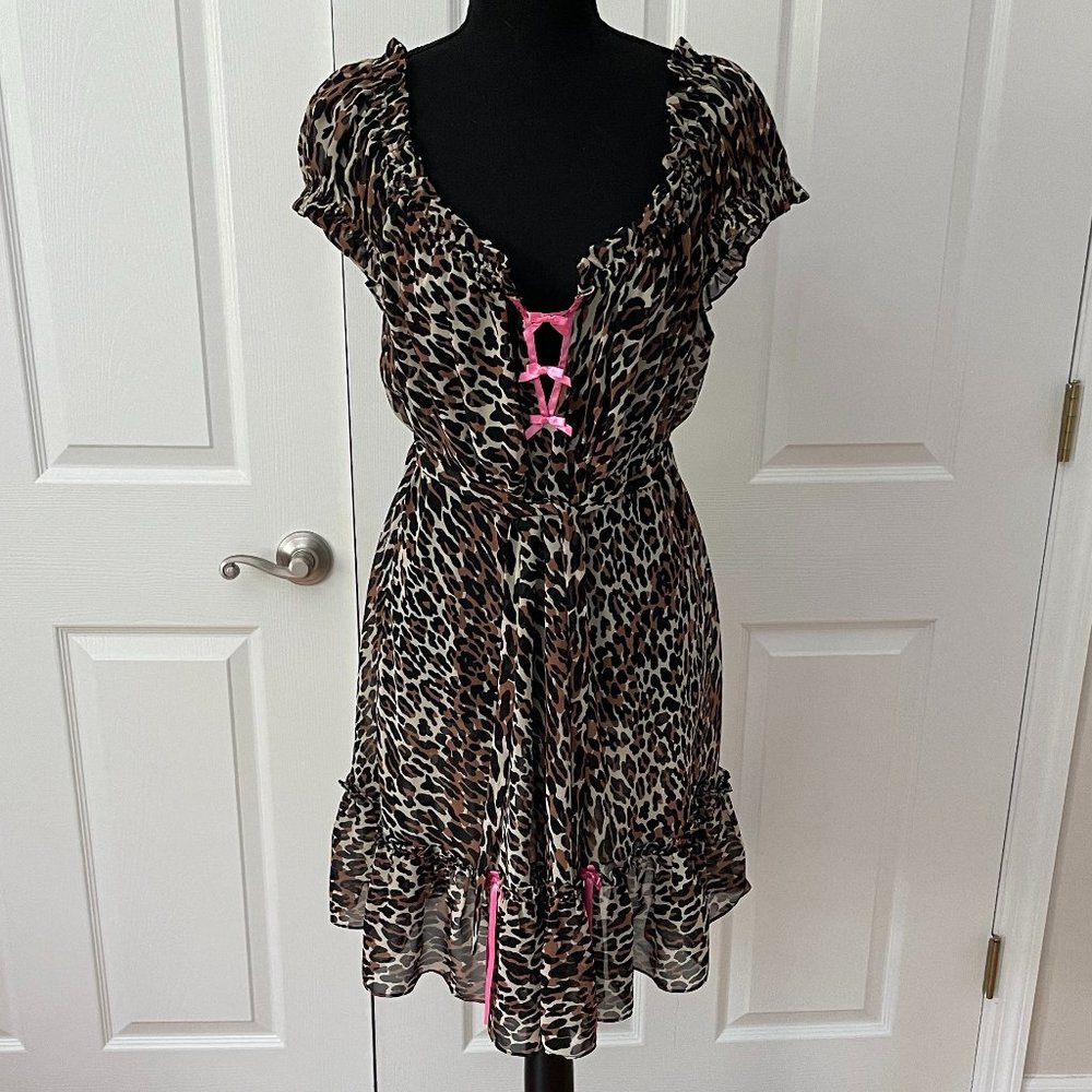 Betsey Johnson Intimates Animal print dress - size 1X